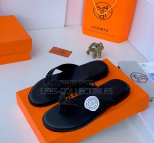 Original Hermes Stone Unisex Slippers