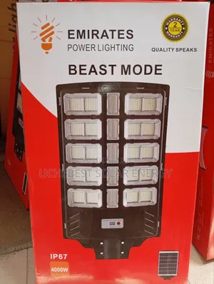 4000w 25eye All in One Emirates Solar Street Lights