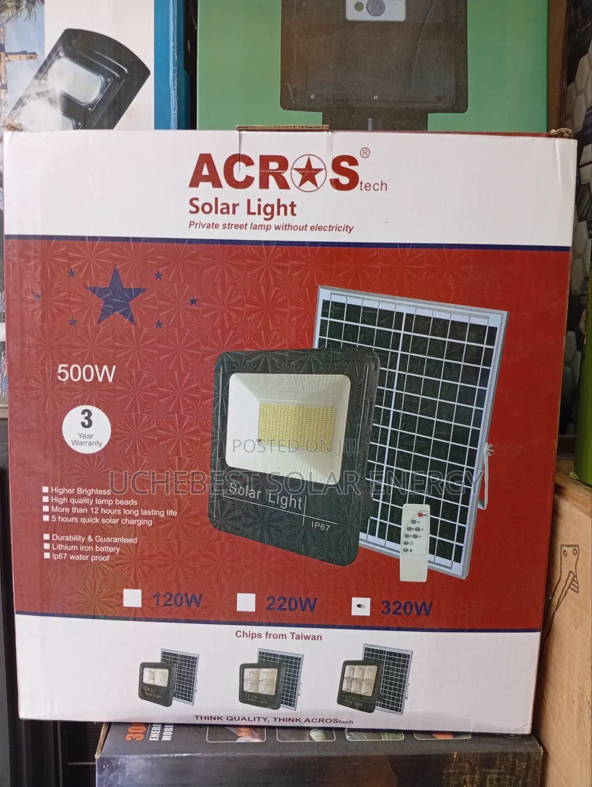 320w Acros Solar Street Lights