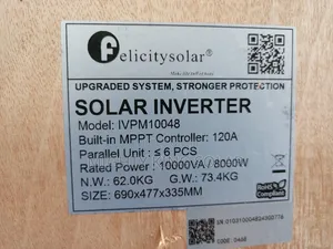 This Is Felicity 10048 Kva Hybrid Inverter