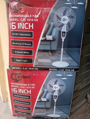 Original 16inches Rechargeable Fan