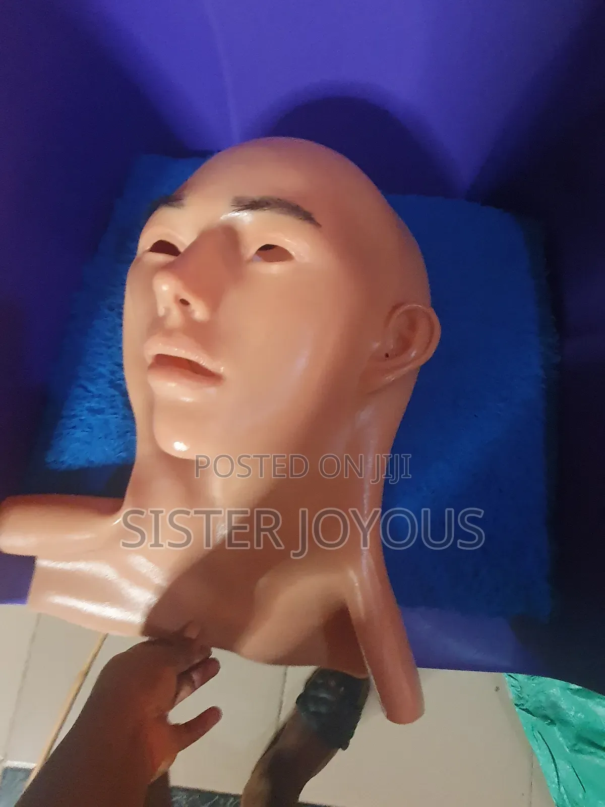Special Effects Makeup With Silicone Face Mask