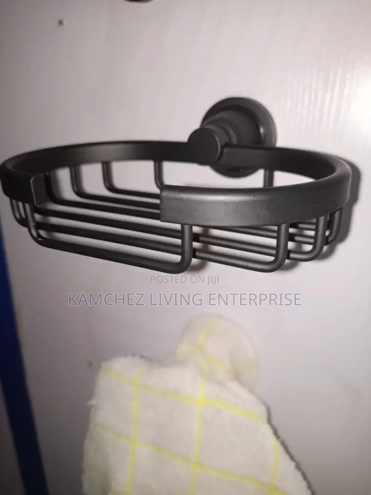 Black Soap Holder – Wall Mounted