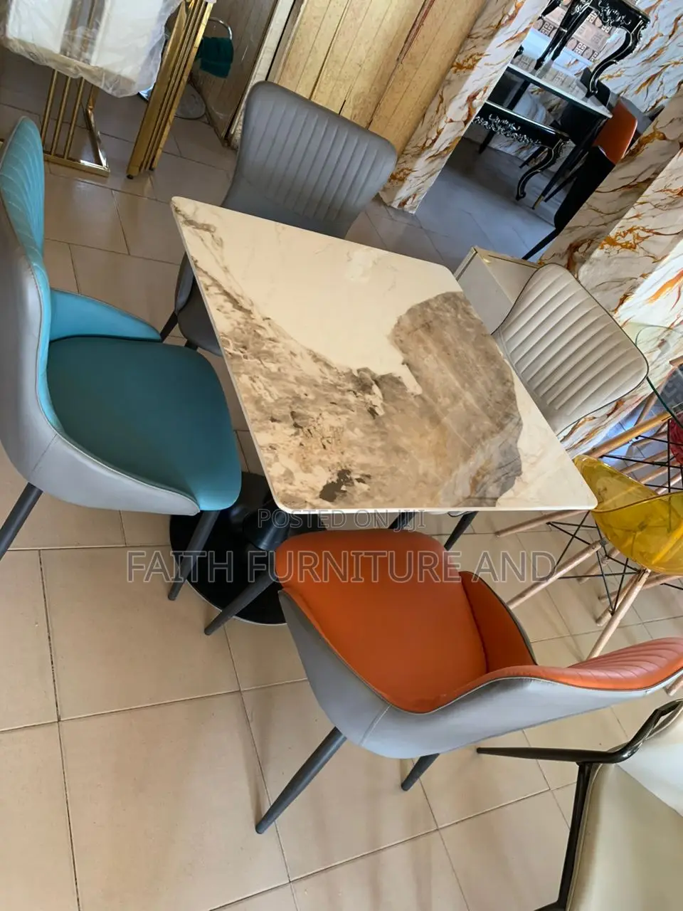 Special Dining Table and 4 Chairs