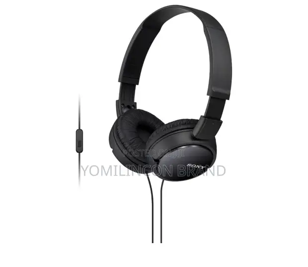 SONY - JIJI！ Sony Zx Series Wired on-Ear Headphones With Mic, Black. in