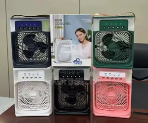 Rechargeable Fan With Mist