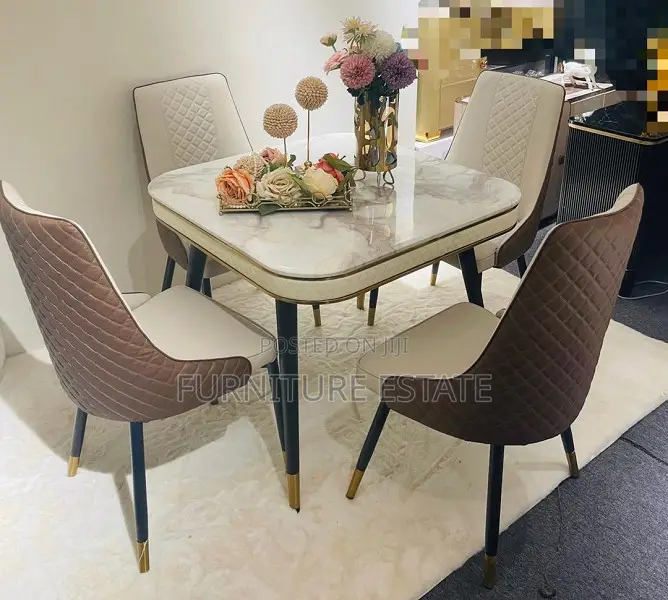 4seaters Luxury Marble Dining Set