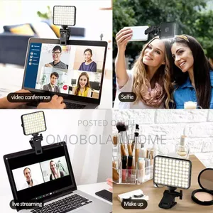 Rechargeable 3 Mode Adjustable Brightness Mini Selfie Light