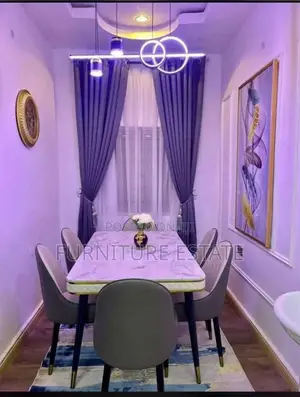 6 Seaters Executive Marble Dining Set