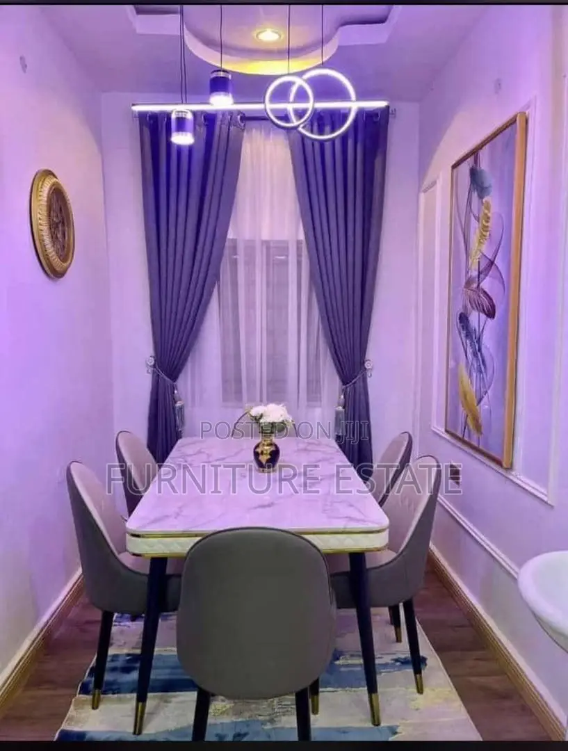 6 Seaters Executive Marble Dining Set