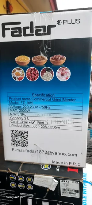 Fadar Food Blender