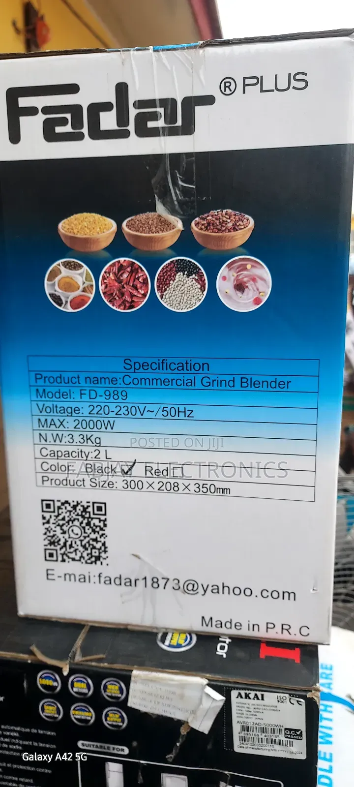 Fadar Food Blender