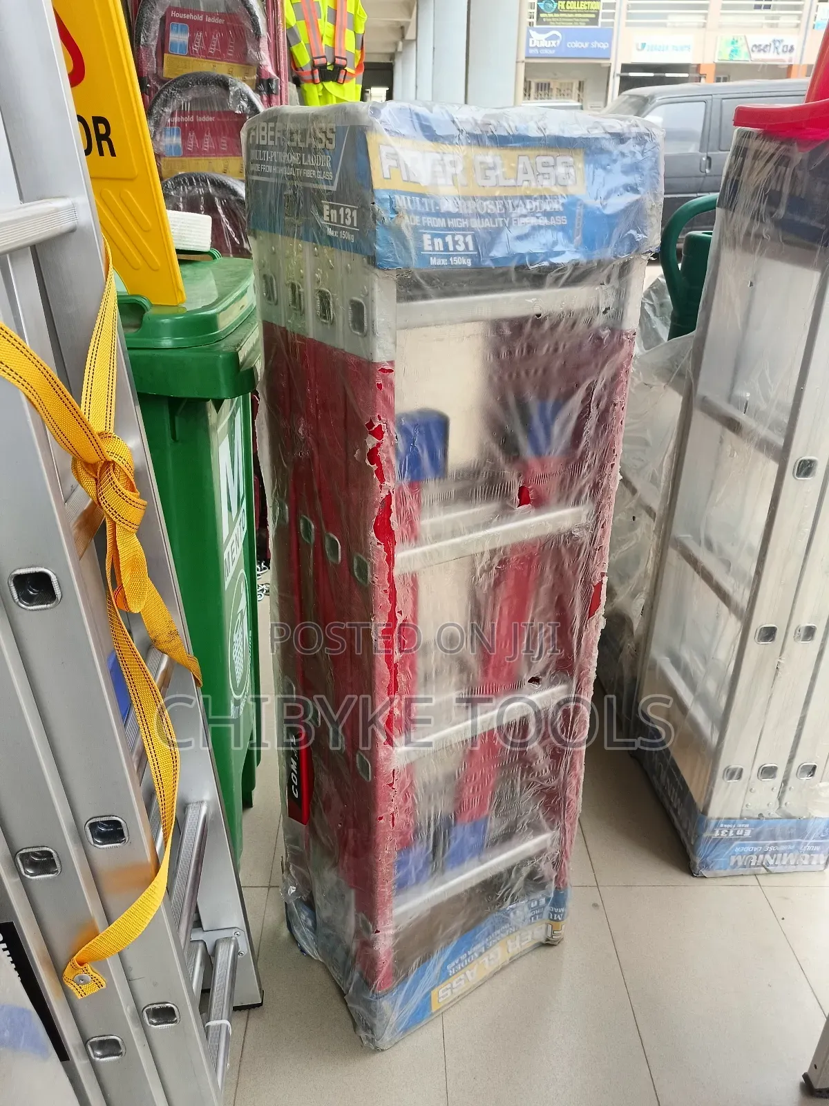 4*4 (16 Steps) Fibreglass Folding/Multi Purpose Ladder