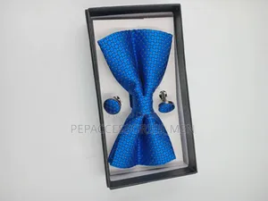 Box Bowtie and Cufflinks