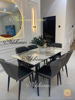 6 Seaters Luxury Marble Dining Set