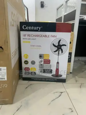 Reduce Electricity Bills - Century 18'' Rechargeable Fan !