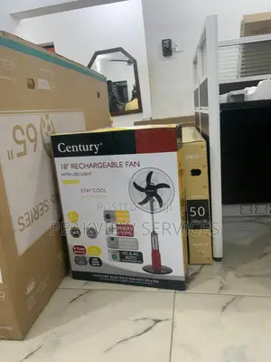Perfect Cooling Companion - Century 18'' Rechargeable Fan