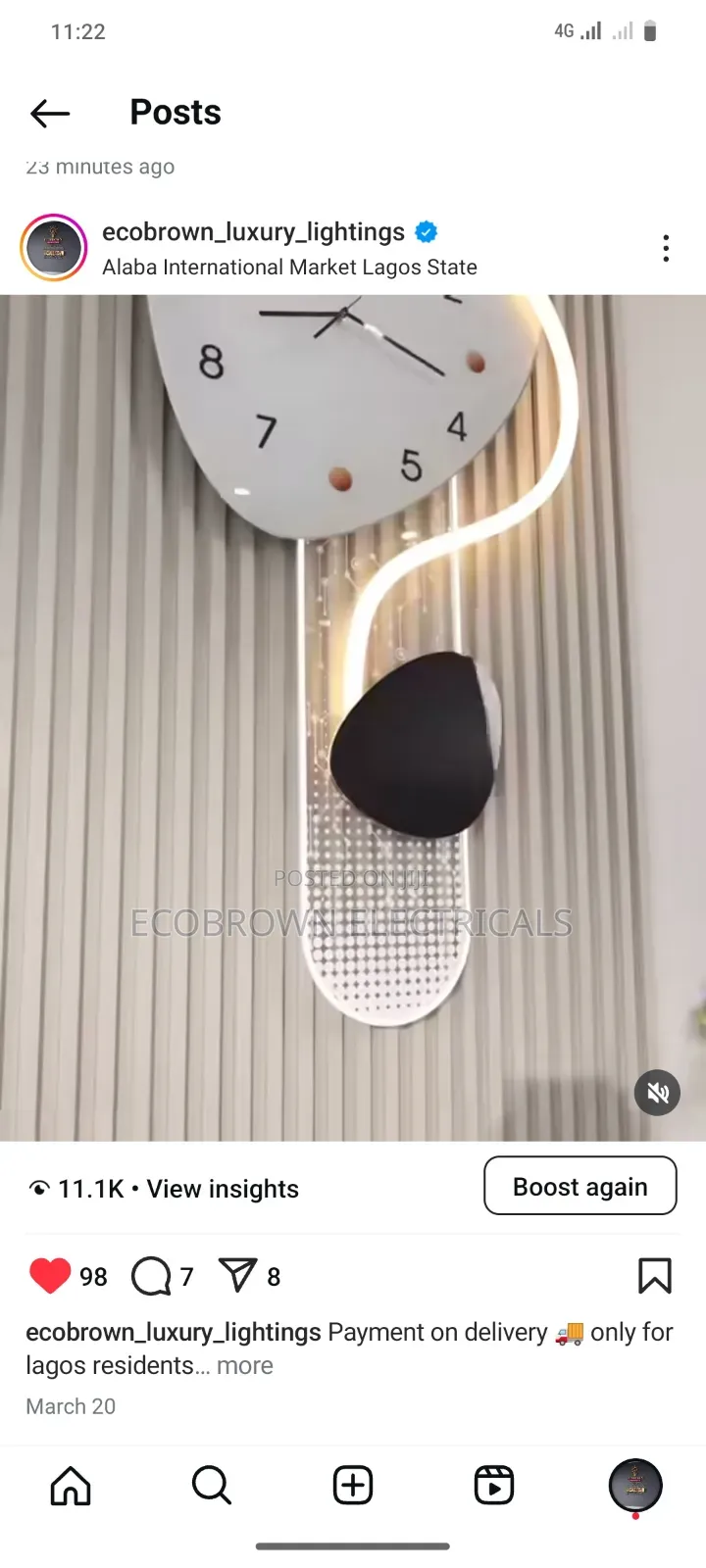 Latest Wall Art With Remote Control Led Lights