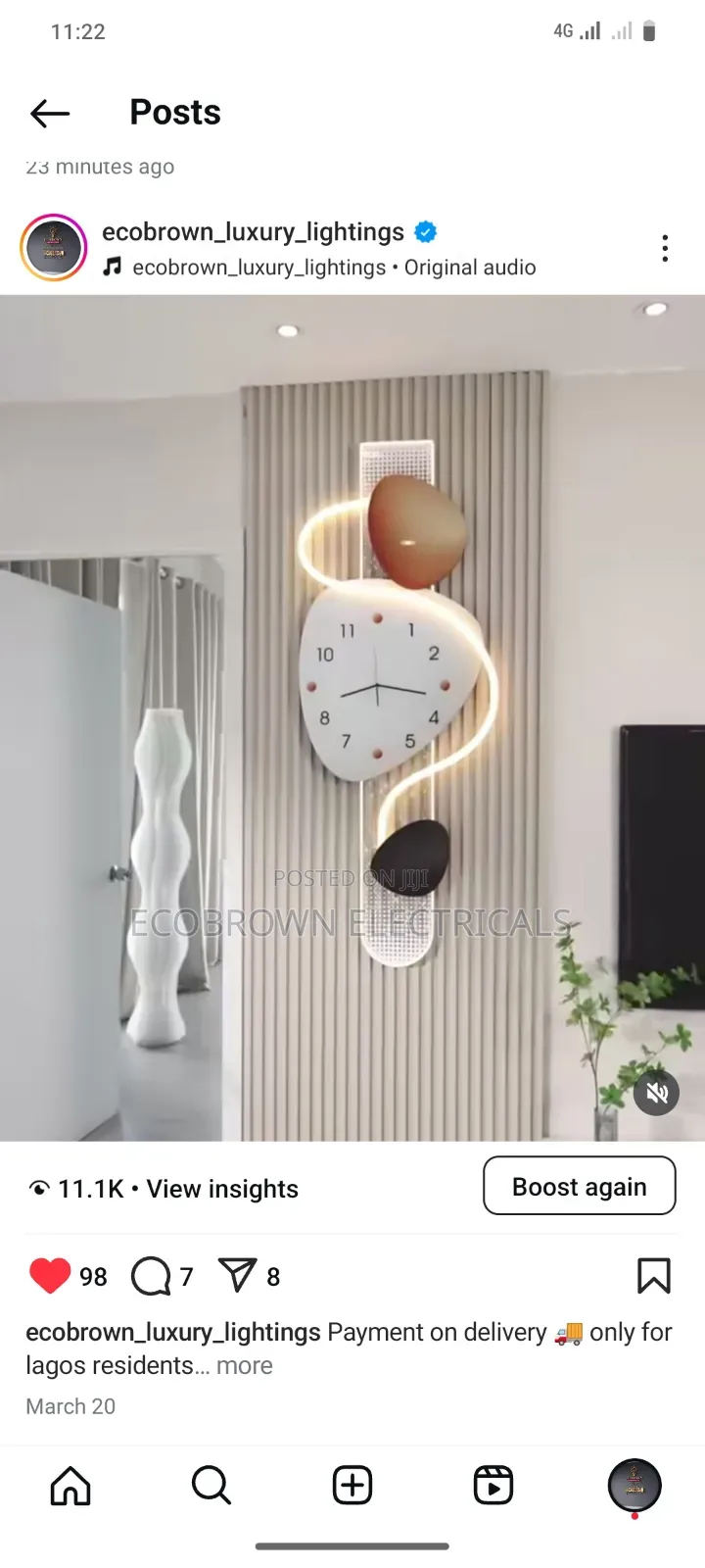 Latest Wall Art With Remote Control Led Lights