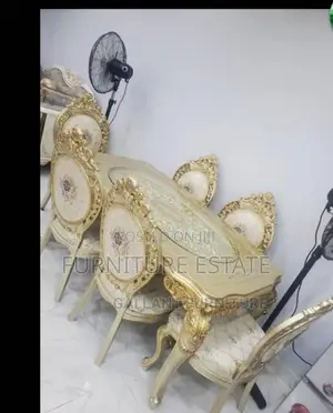 6 Seaters Royal Design Luxury Dining Set