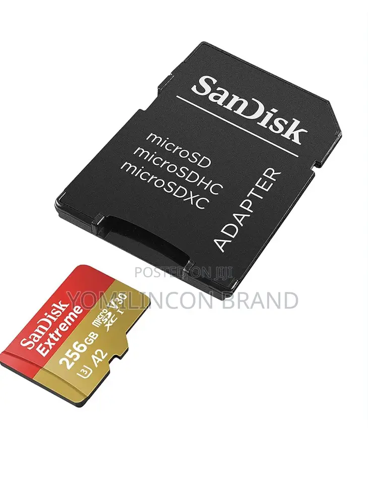 Sandisk 256gb Extreme Microsdxc Uhs-I Memory Card
