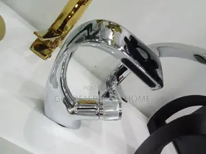 Photo - Brass Waterfall Basin Mixer Tap Chrome