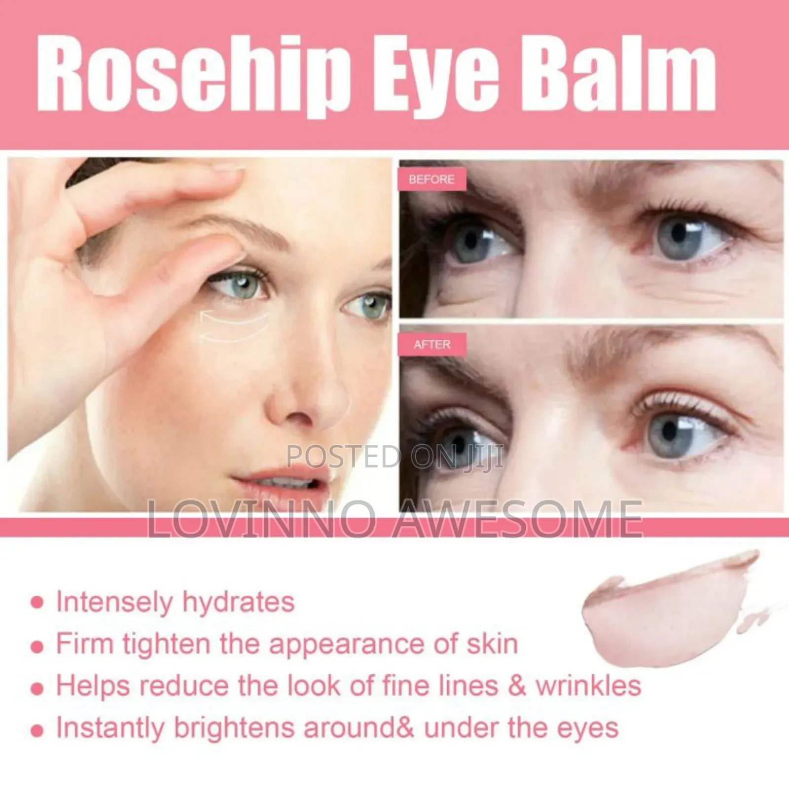 West Month Probiotic Skincare–Diminishing Rose Hip Eye Balm