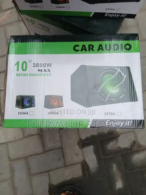 Car Audio Active Woofer 10inches 3800 Watts Latest Very Loud