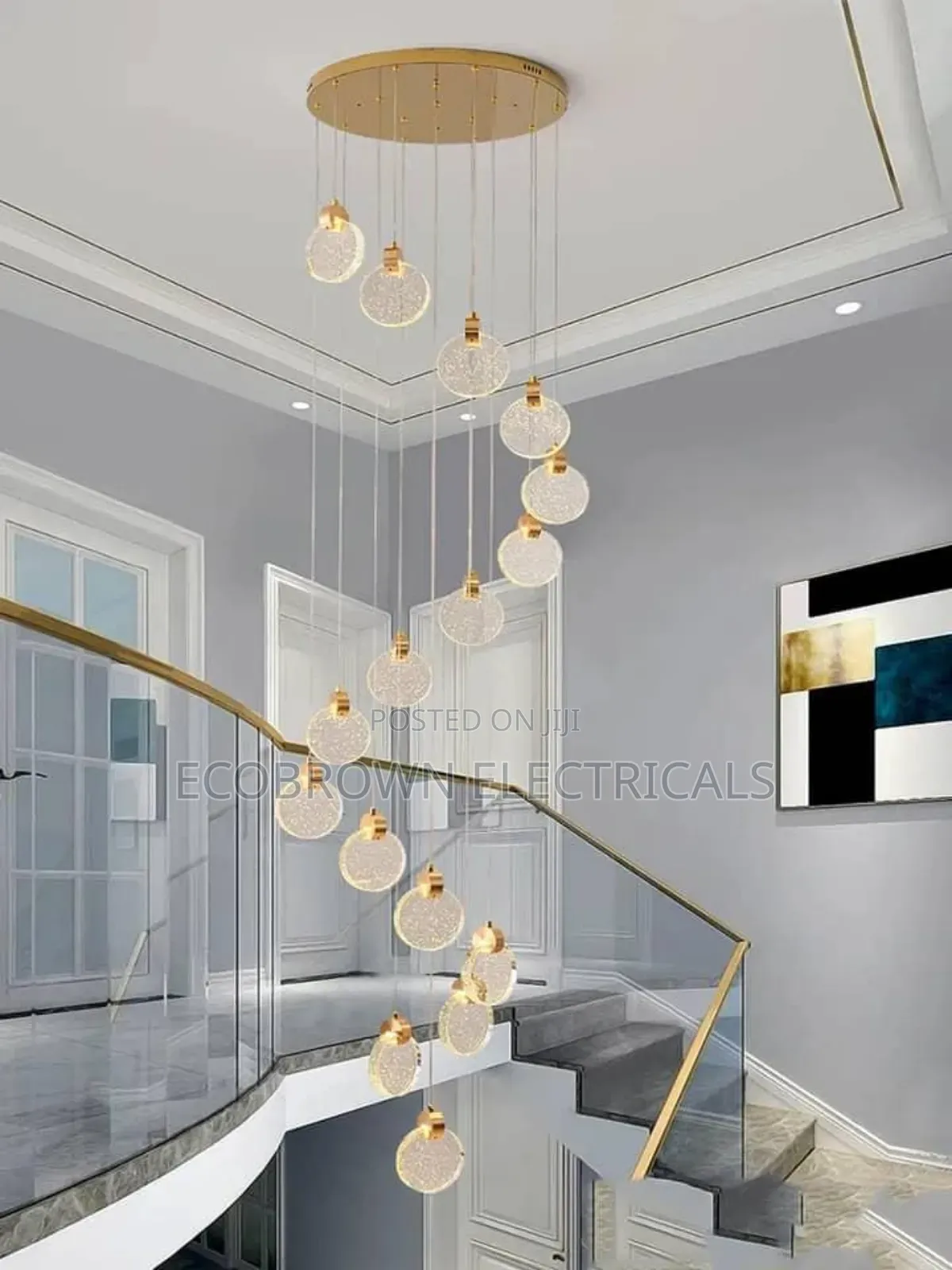 Staircase Chandelier Light