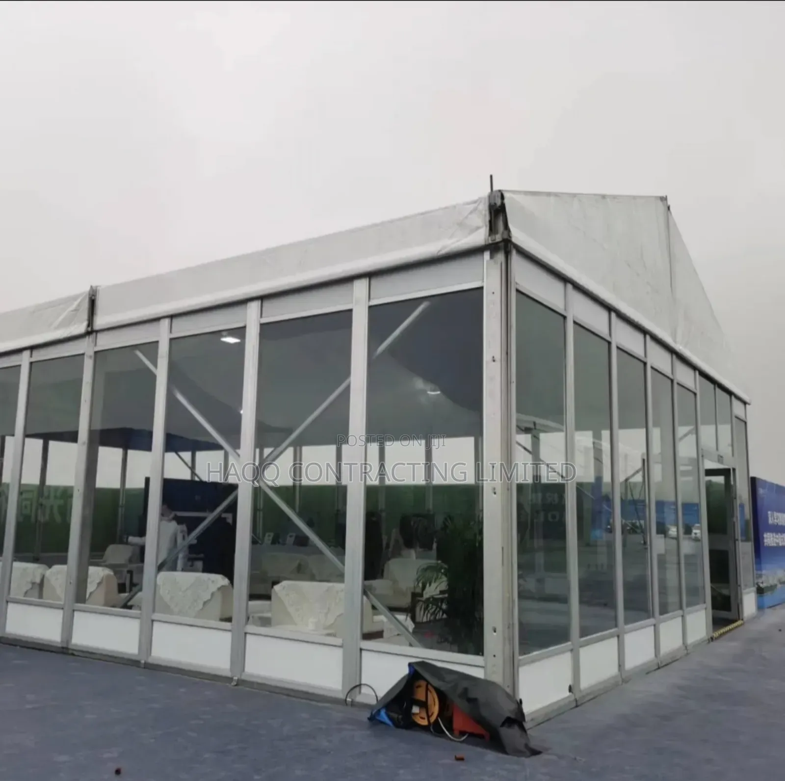 Glass Frame Marquee Tent