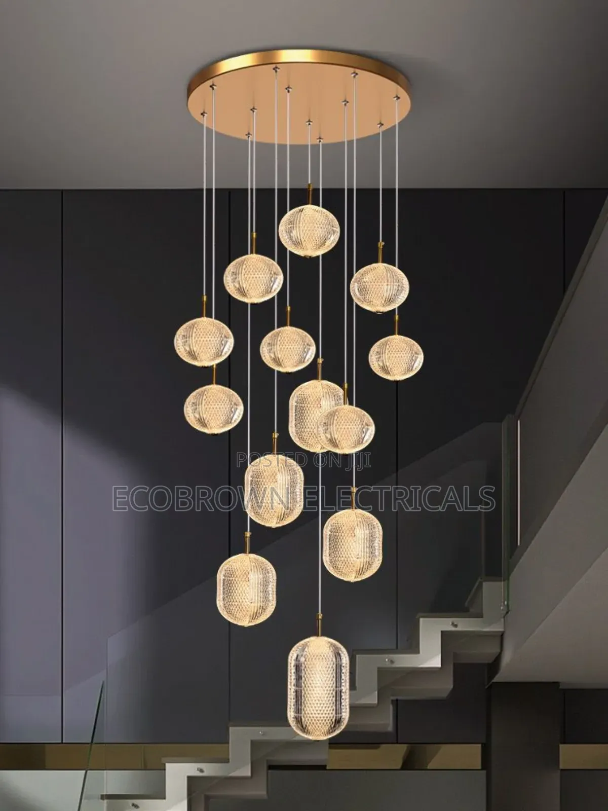 Staircase Chandelier Light Fixture