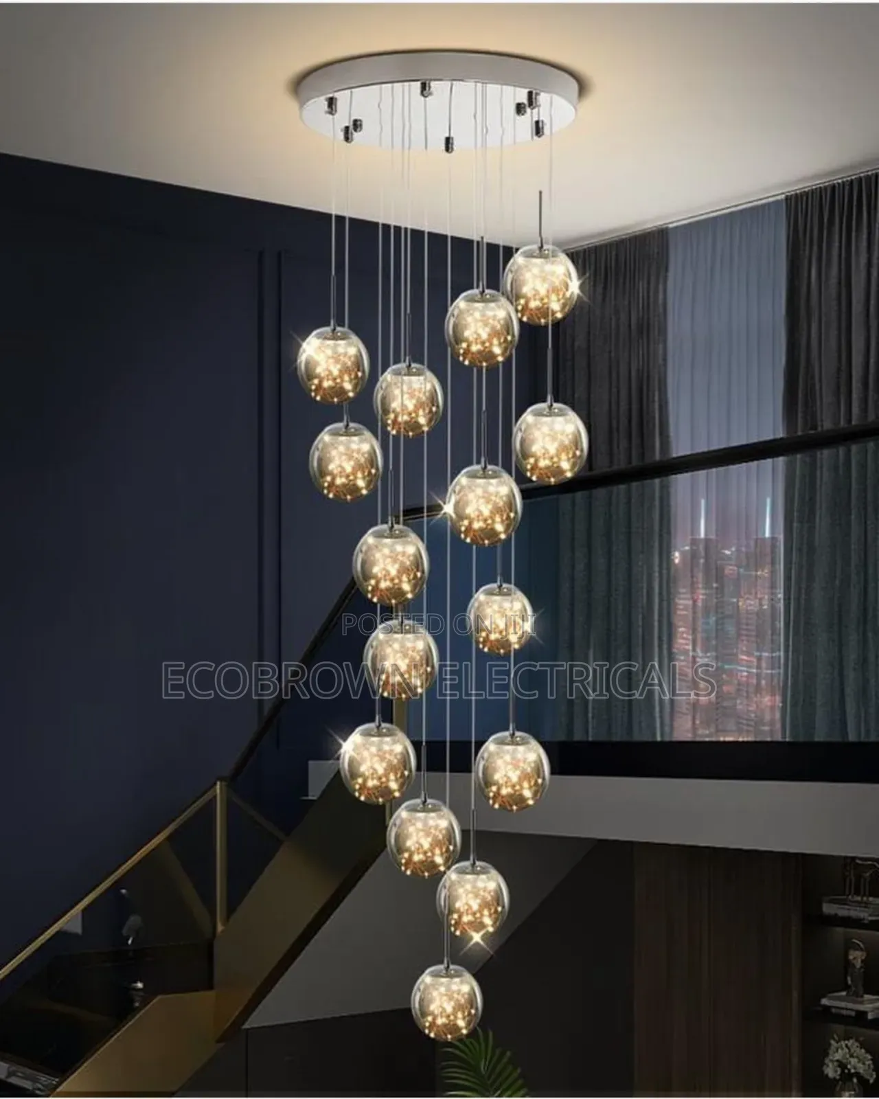 Staircase Chandelier Light Fixture