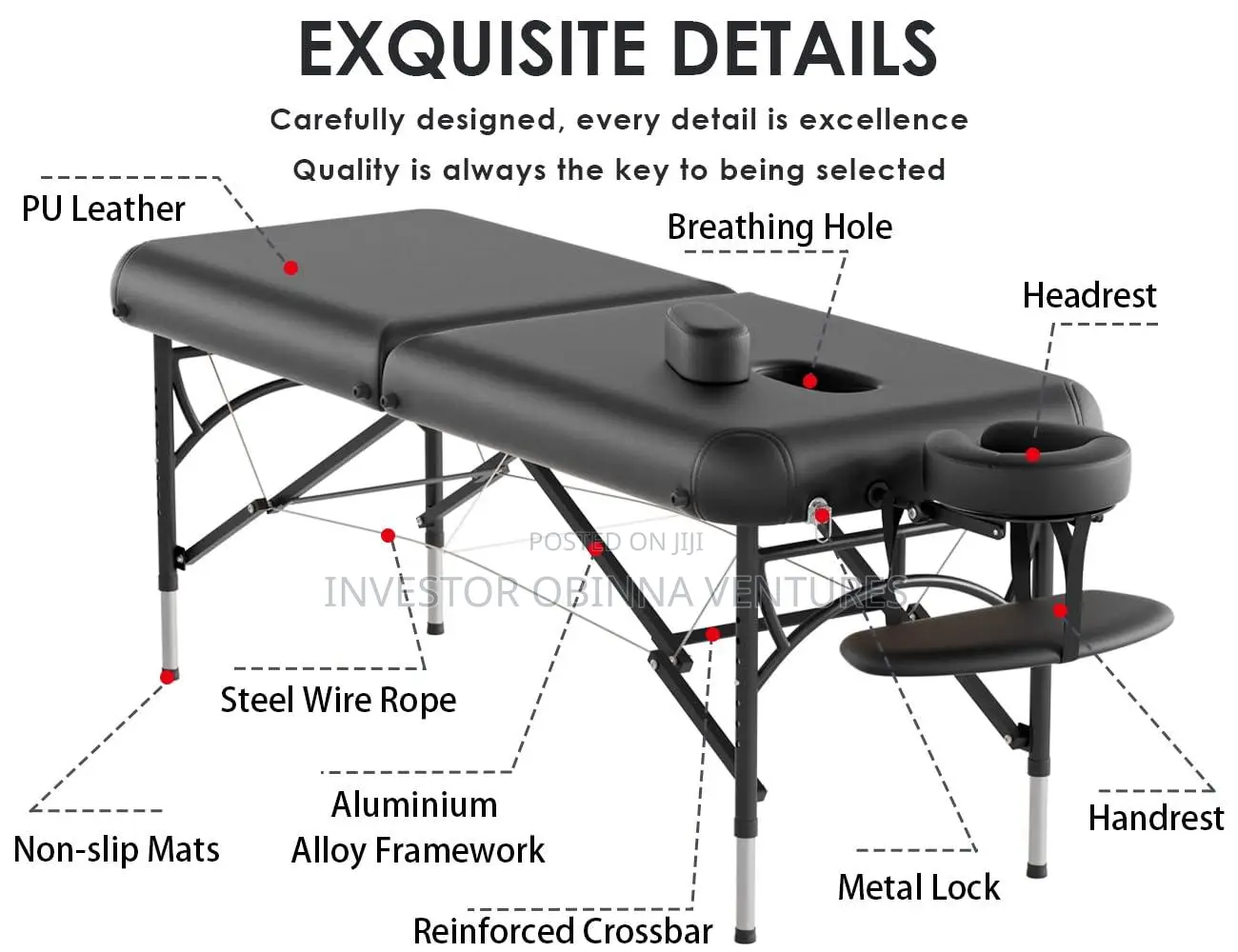 Professional Massage Bed Table