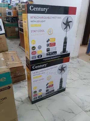 Century 18'' Rechargeable Mist Fan - 18 Inches