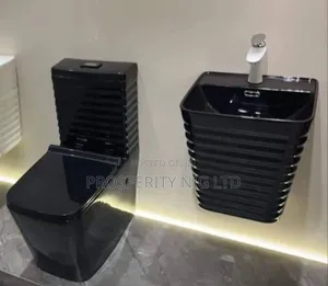 Black Luxury Top Flush Wc