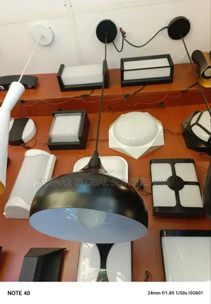 Single Black Drop Light