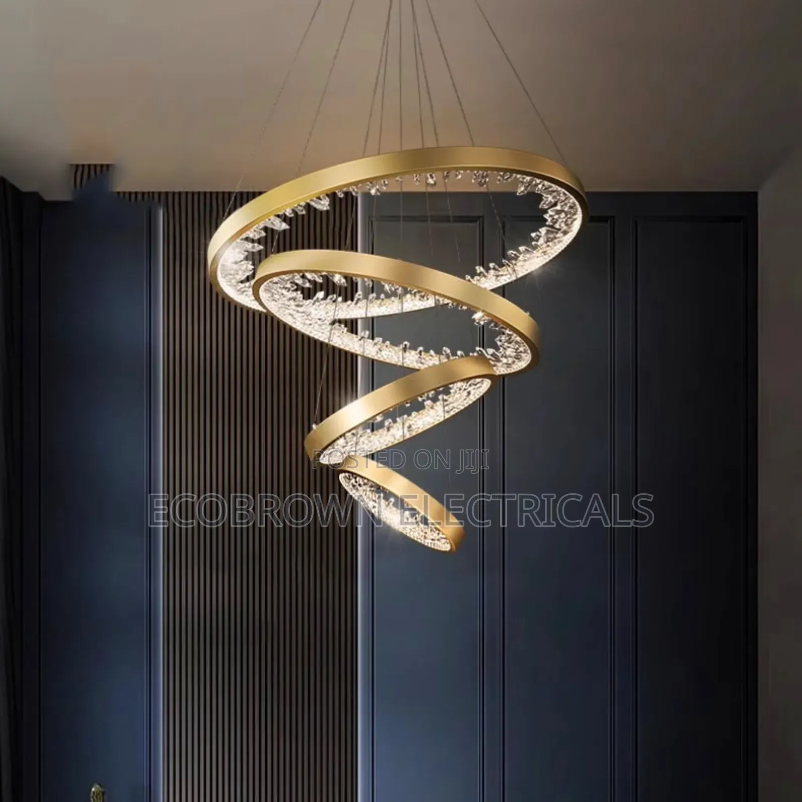 3 Ring Chandelier Modern Led Light