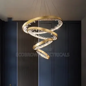 3 Ring Chandelier Modern Led Light