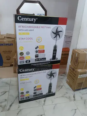 Century Portable Paradise 18'' Rechargeable Mist Fan