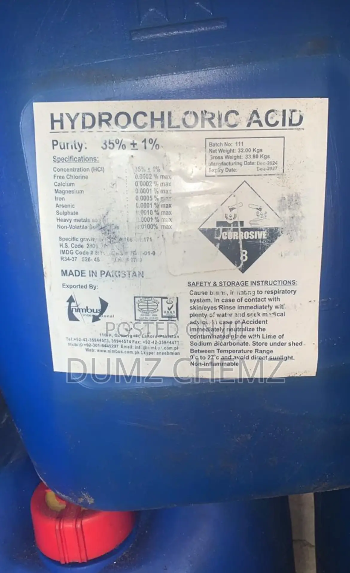 Hydrochloric Acid