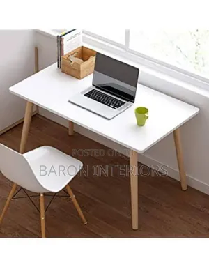 Nordic Work Table and Chair White