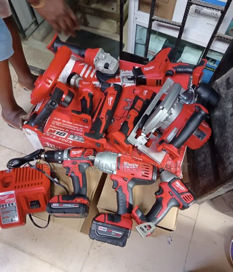 Milwaukee 10in1 Combo Kit Set 18volts