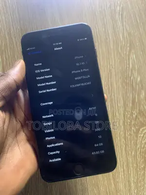 Photo - Apple iPhone 8 Plus 64 GB Black
