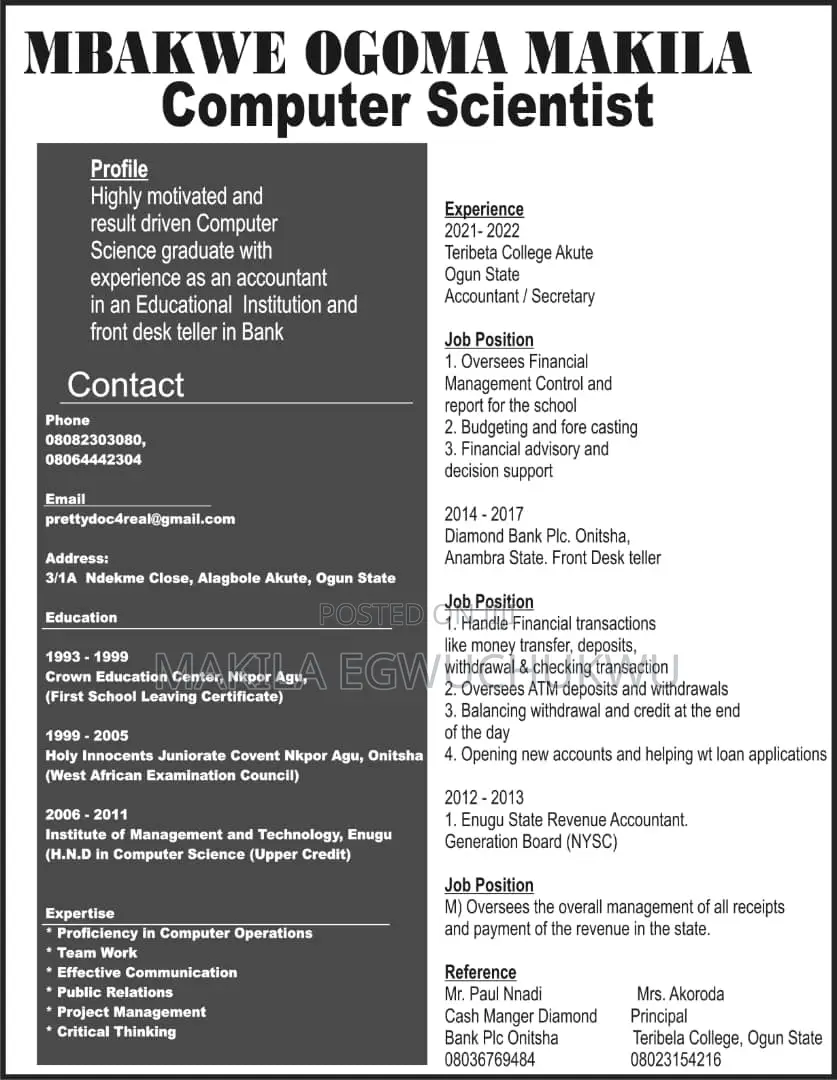 Experienced Hotel Frontdesk Personnel