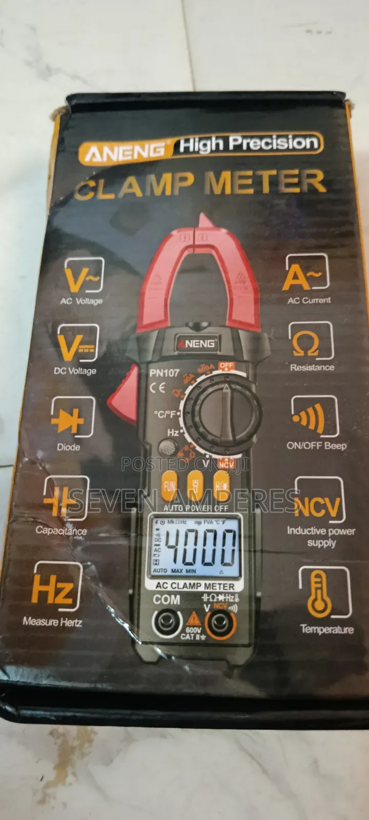 Aneng Pn 107 Digital Clamp Multimeter