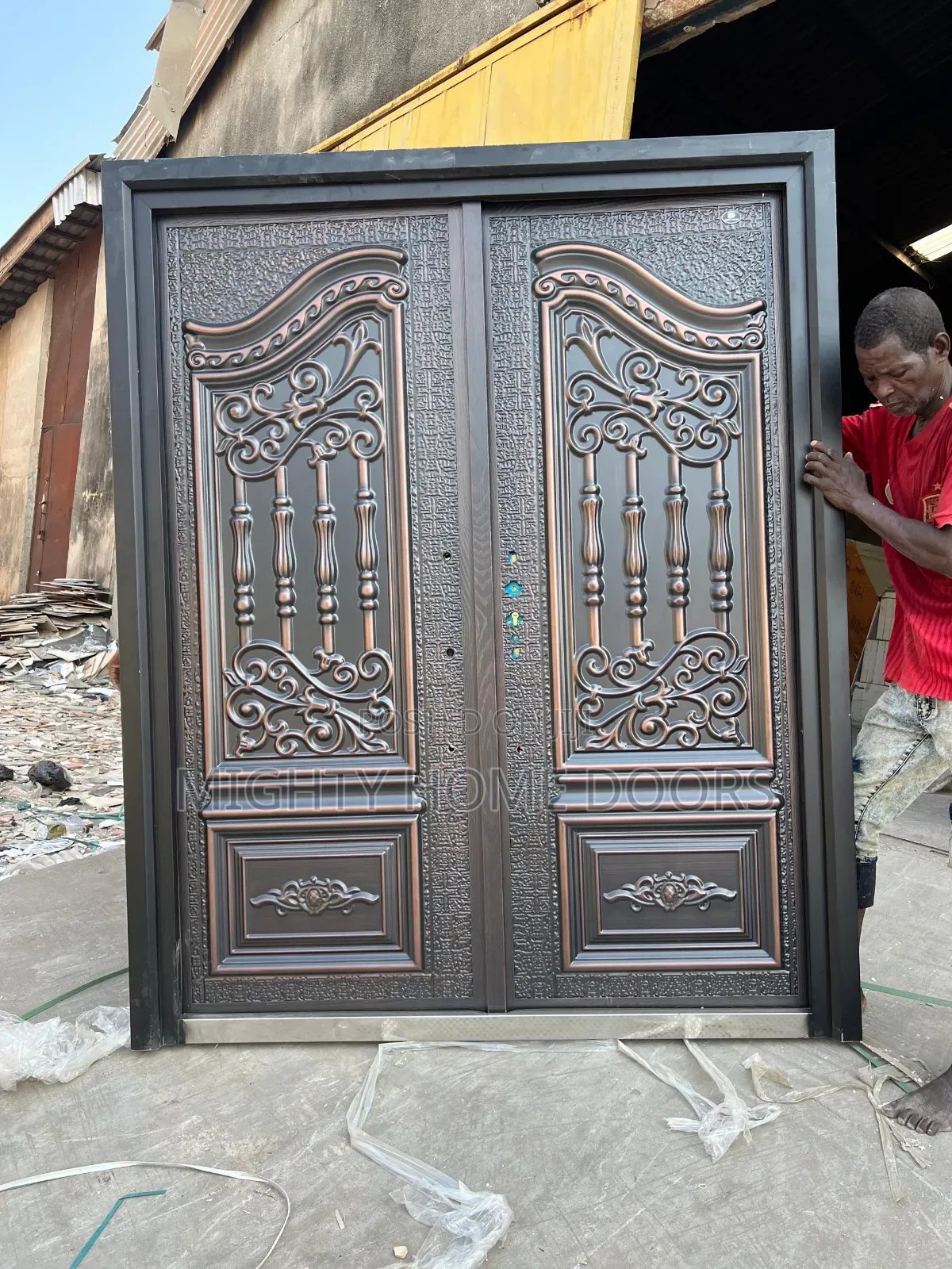 Luxury Design Cast Copper External Door