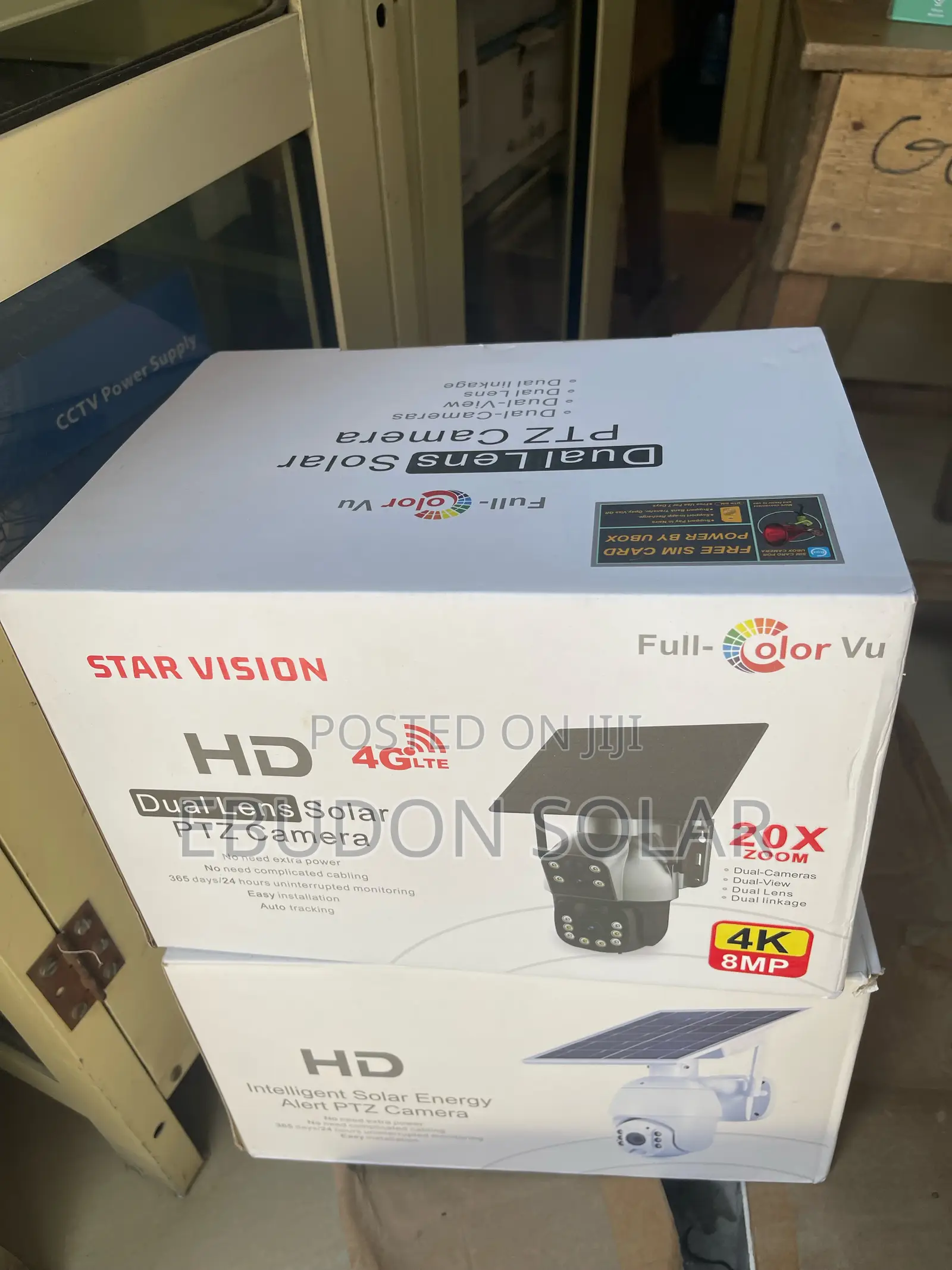 Solar Camera Star Vission Dual Lens
