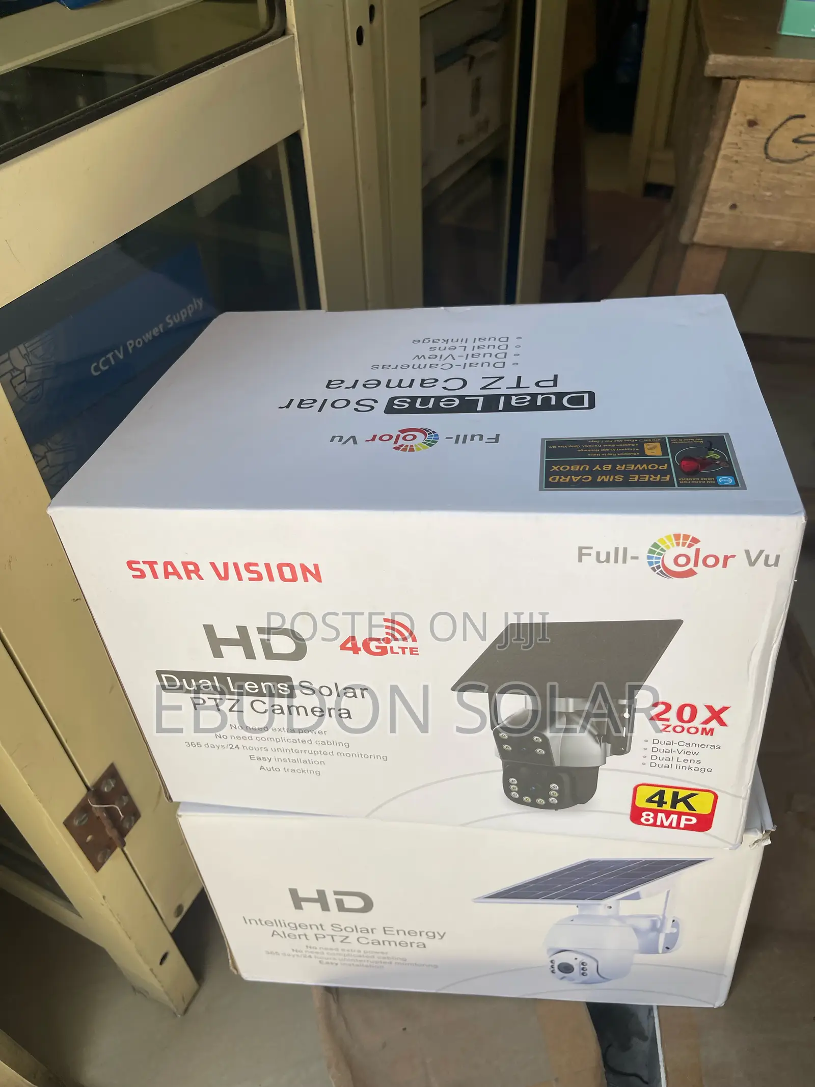 Solar Camera Star Vission Dual Lens