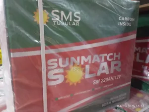 SMS 220ah 12v Tubular Battery