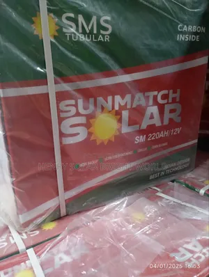 SMS 220ah 12v Tubular Battery